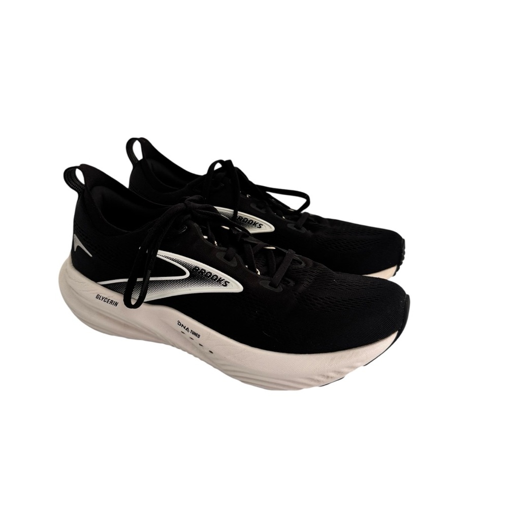 Brooks Glycerin GTS 22 Men's Athletic Running Shoe Black White Cushioned Size 11 - Picture 2 of 8